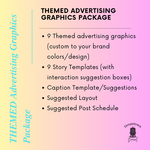 THEME Advertising or IG FEED Graphics - Custom